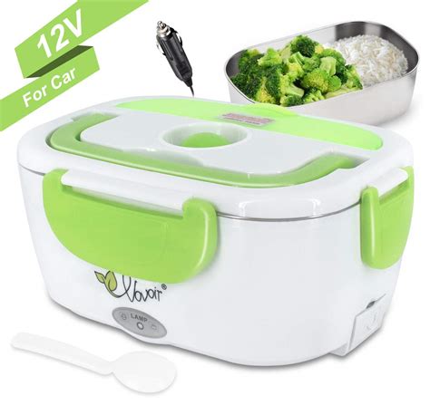 electric food lunch box|lunch box that heats up food.